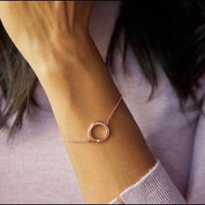 Adore Rose Gold and Swarovski Crystal Bracelet